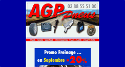 Desktop Screenshot of agp-pneus.com